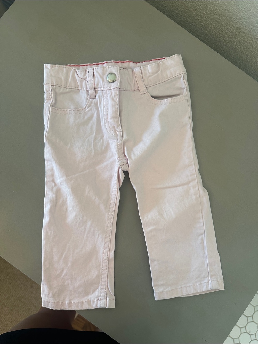 Jacadi Light Pink Baby Girls' Pants - 12m